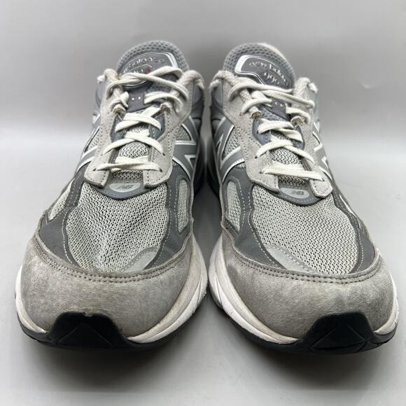 New Balance 990v6 Running Shoes Mens Size 12.5 D Gray Suede Made In USA Sneakers - Picture 2 of 11